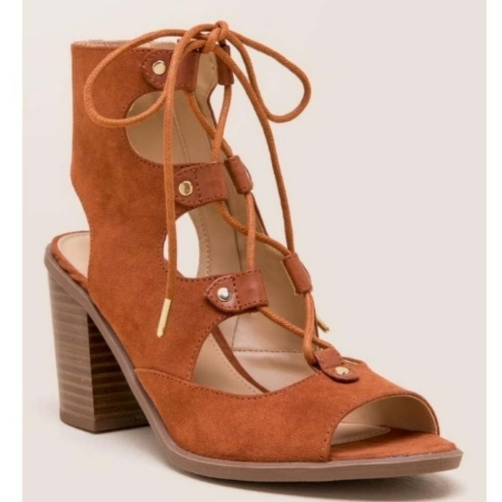 Sam Edelman Circus Keira Sandals in Cinnamon Brown sz 7.5